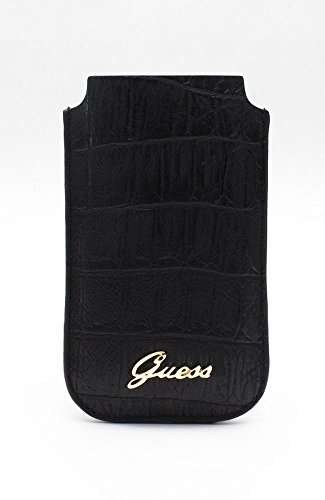 Guess GUPOS3CMB Housse Universel Taille L Noir Croco