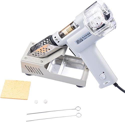Soldering S-998P Electric Vacuum Desoldering Pump Solder Sucker Gun Suction Gun 110V/220V S-998P Dual Pump Electric Suction Tin Gun - (Color: s998p, Plug Type: US)