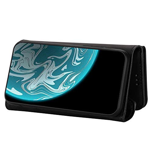 Housse portefeuille iPhone 13 Pro cuir mat fermeture éclair zippée - 5