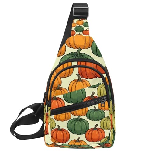 Sac à dos bandoulière Helloween Pumkins 153 multicolore pour sorties urbaines et festivals