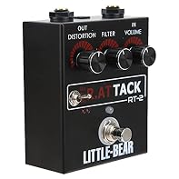 Three Distortion Modes There are three distortion mode sounds, namely Turbo for RAT sound, Vintage for RAT sound, and Dirty for RAT sound. True Bypass Design The guitar distortion effector adopts True Bypass design to ensure zero coloration of the pa...