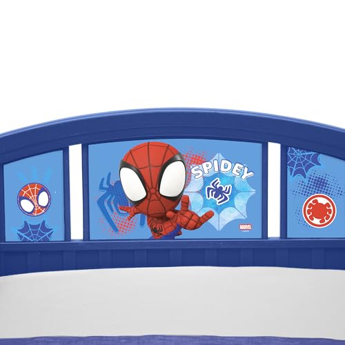 Image of Delta Children Plastic Toddler Bed, Spidey and His Amazing Friends