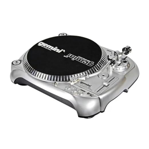 Gemini TT-1100USB Professional Audio Manual Belt-Drive Classic USB Connectivity DJ Turntable with Adjustable Counter Weight and Anti-Skating Controls