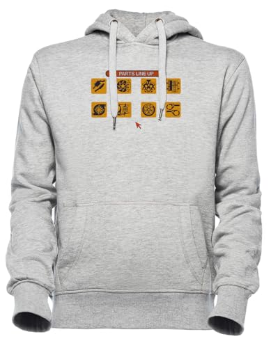 Gran Turismo 2 sweat à capuche unisexe gris pour vos sessions gaming et soirées chill