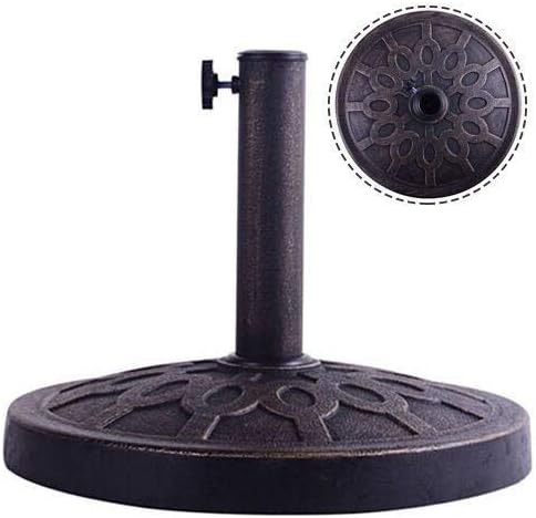18" Round Umbrella Base Stand Market Patio Standing Outdoor Living Heavy Duty
