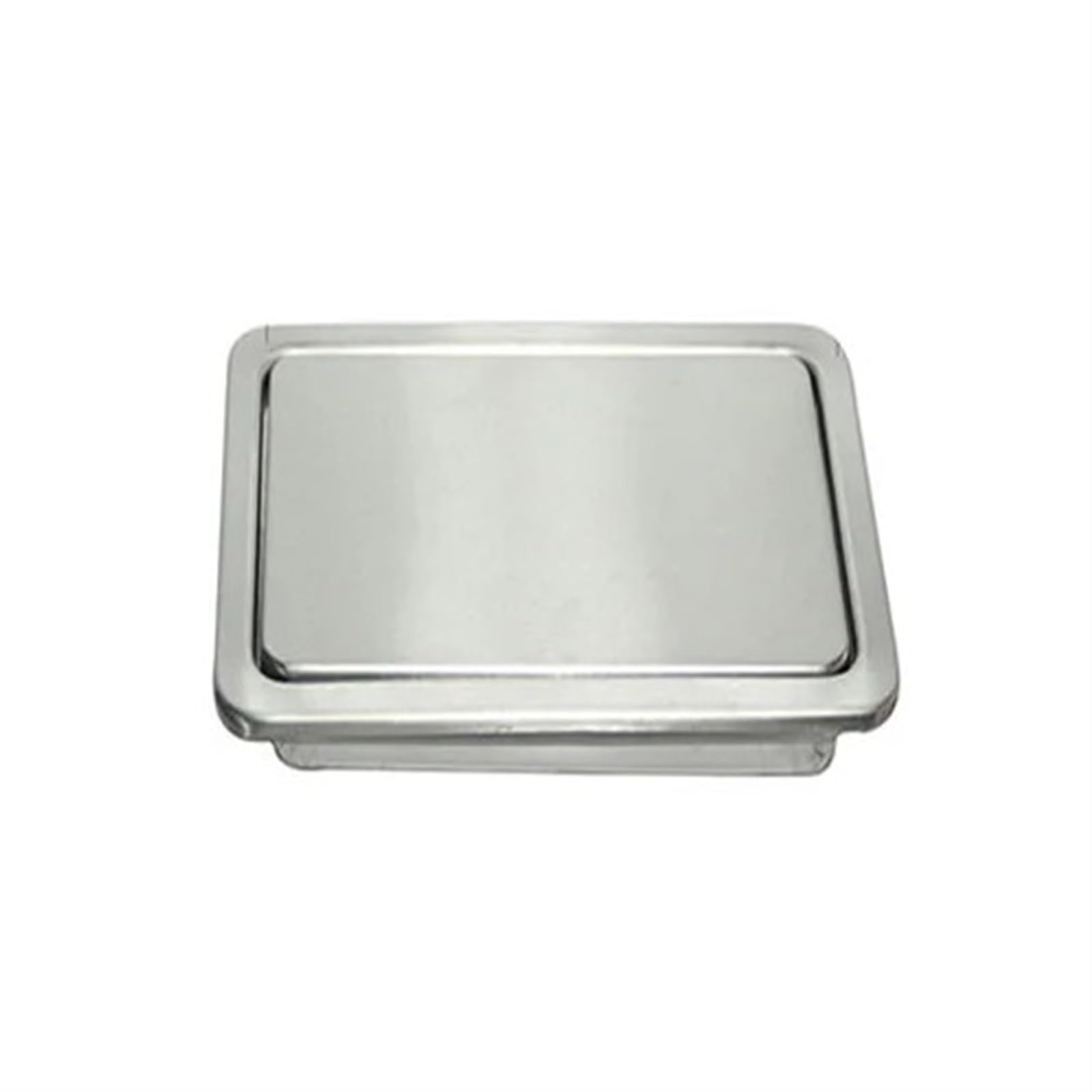 Trash Can Top Bins Built-in Countertop Trash Bin Lid and Waste Chute, Stainless Steel Balance Flap Cover, Grommet Swing Can