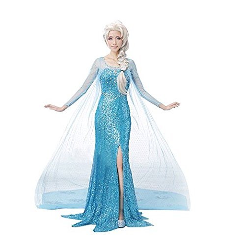 Amazon.co.jp: アナと雪の女王 エルサドレス 3点セット コスチューム 
