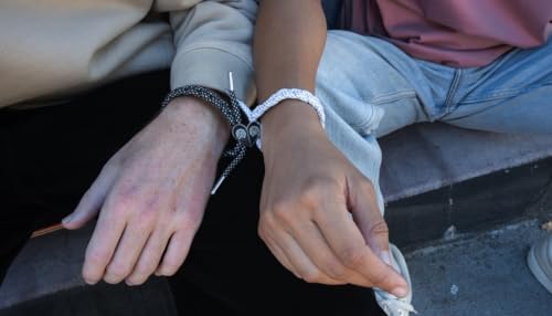 Rastaclat Braided Love & Couples Bracelets for Women and Men - I Love U Collection | Adjustable Stackable Bracelets Braided by Hand | Great Gifts for Men, Women, Teens & Couples4