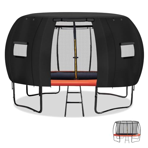 Outdoor Round Trampoline Cover-12FT Trampoline Tent Sunshade...