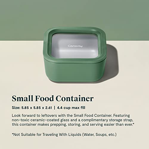 Caraway-Glass-Food-Storage-10-Cup-Glass-Container-Ceramic-Coated-Food-Container-Easy-to-Store-Non-Toxic-Non-Stick-Lunch-Box-Container-with-Glass-Lids-Dishwasher-Oven-Microwave-Safe-Sage