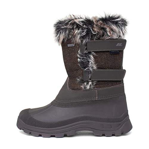 Trespass - Brace, Botas de Nieve Mujer, Marrón (Peat), 37 EU