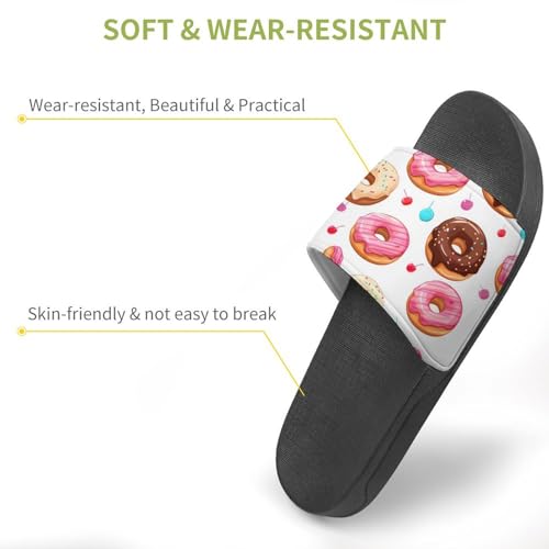 Donut Dood And Cherry House Sandals Non-Slip Bathroom Slippers Beach Summer Shoes for Men Women3