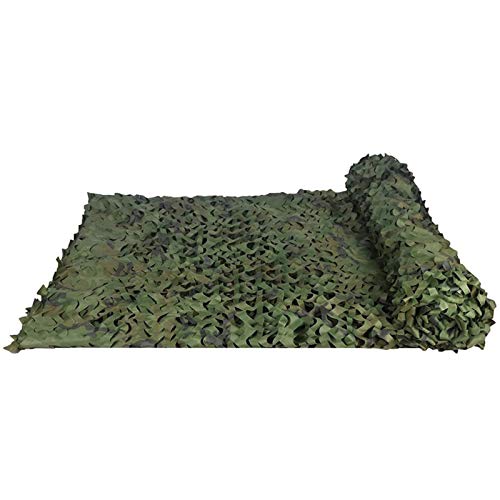 210D UV-Schutz Tarnnetz, 6 * 20m Camouflage Woodland Net, reißfest, windfest, für Militär Wüsten Camping Jagd Dekoration…