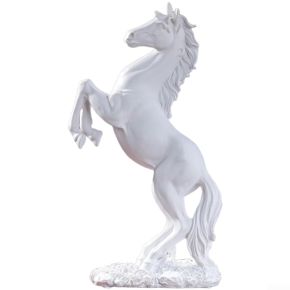 Sculpture de cheval en résine statue équestre de prestige au style européen chic
