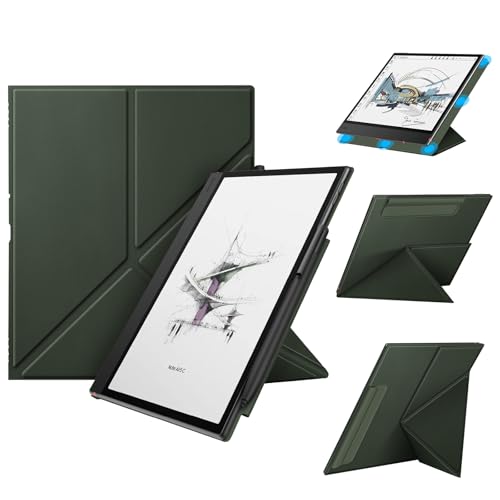 Coque Boox Note Air5 C et Air3 C Fintie - Étui Vert Alpin