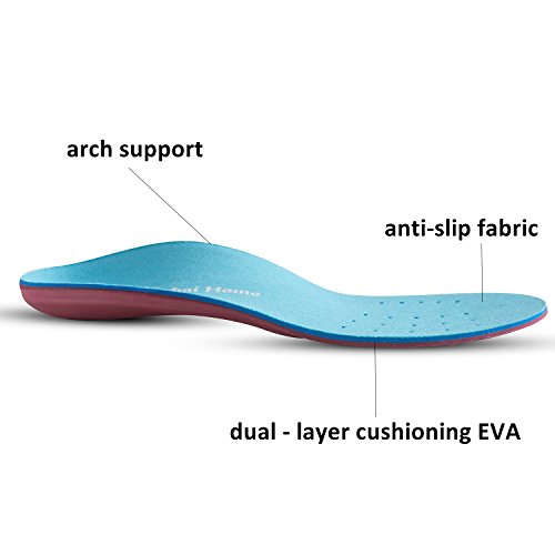 Plantillas ortopédicas para apoyo del arco, azul miniatura 4
