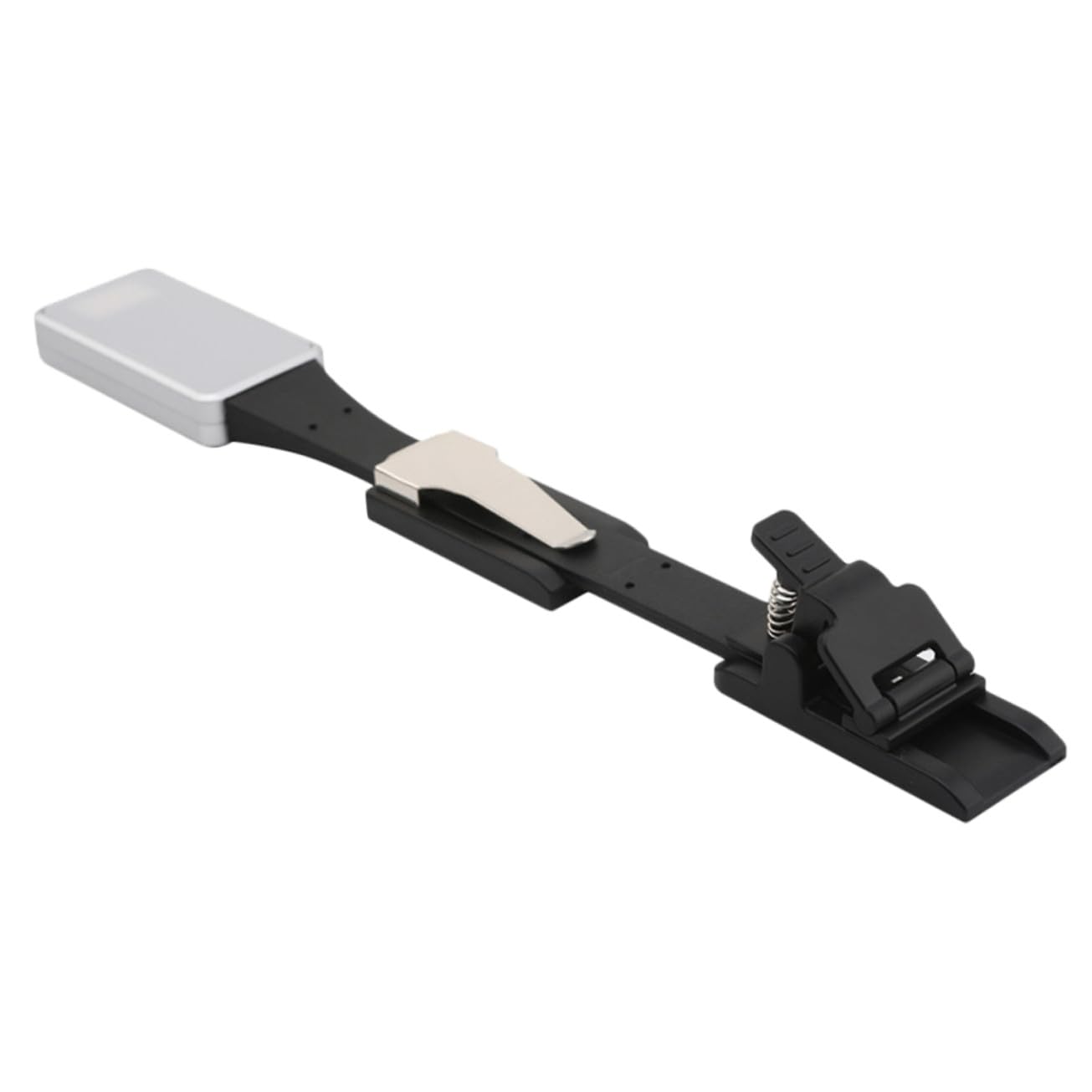 Luce da Lettura LED Doppia Clip, Acrilico Ricaricabile USB