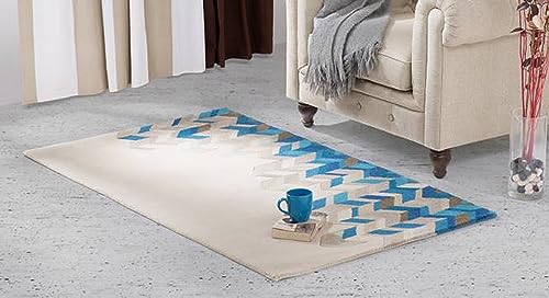 Image of Soft Pure Woolen Modern Collection Tufted Carpet for Living Room,Bedroom'Kitchen and Hall (12 X 15) Feet