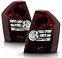 ACANII - For 2008-2010 Chrysler 300 Base/Touring Red Smoke Tail Brake Lights Lamps Replacement Driver & Passenger Side