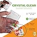 10 Pack - Crystal Clear Heavy Duty Badge Holder - Vertical Hard Plastic ID Badge Holder for Badges - Rigid Case Single I'd Protector Access Card Holder for Lanyards, Clips & Reels by Specialist ID