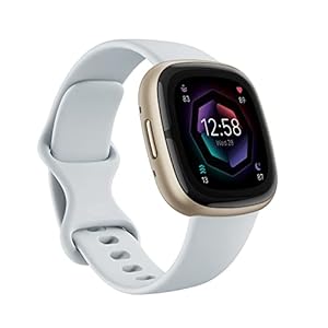 Fitbit Sense 2 Health and Fitness Smartwatch with built-in GPS, advanced health features, up to 6 days battery life – compatible with Android and iOS.