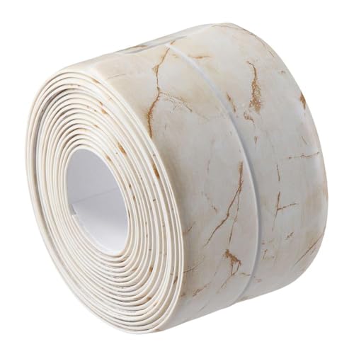 Image of 2 inch x 102 inchCaulk Strip,Bath & Kitchen Caulk Tape Sealant Strip,PVC Self Adhesive Tub and Wall Sealing Tape Caulk Sealer,Caulk Strip for Kitchen Sink Toilet Bathtub