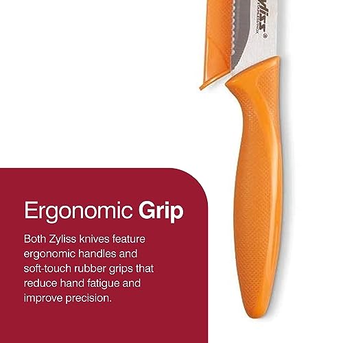 Zyliss 0054067022796 2-Piece Serrated Utility Knife Set - Stainless Steel Kitchen Knife Set thumb #2