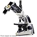 Swift SW380T 40X-2500X Magnification, Siedentopf Head, Research-Grade Trinocular Compound Lab Microscope with...
