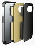 Galaxy S6 Case, [Full Body Protection] JOTO Rugged Case Complete Protective Case with Built-In Screen Protector for Samsung Galaxy S6 (2015), with three interchangeable back covers (Space Gray / Black / Gold)