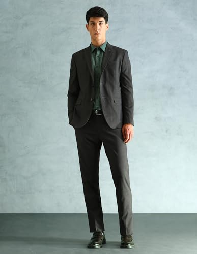 Image of Arrow Tailored Fit 2 piece Suit for Men - Single Breasted Blazer with Trouser, Coat Pant for Men