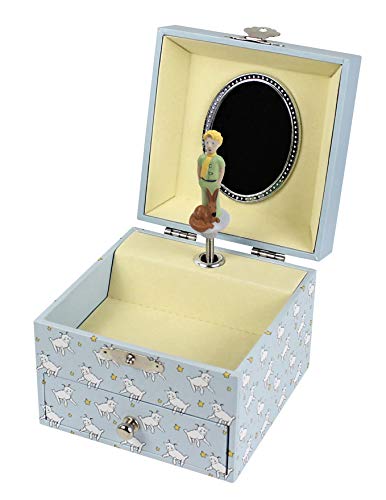Trousselier - Le Petit Prince Saint Exupéry - Boîte à Trésors & Bijoux Musicale - Idéal Cadeau Enfant - Phosphorescent Brille dans la Nuit Beau Danube de...