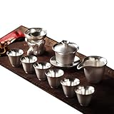  Théière Faite À La Main Café Drinkware Ménage Vieux Service De Thé À Thé Traditionnel Ensemble De Service À Thé pour Le Thé Café (Style A Gratuit)