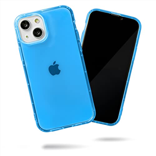 Coque iPhone 14 bleu azur SteepLab pour un usage quotidien serein