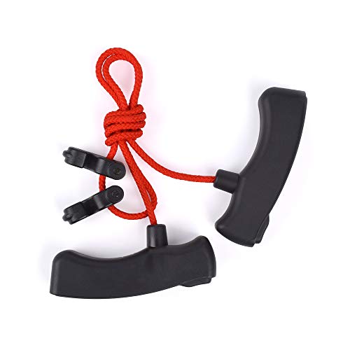 Elong Crossbow Cocking Device Crossbows Cocker Rope Double Handle 3 Finger Strings Cocking Tool - Thumbnail 4