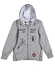Cooler Sweat-Jacke für Ihre Kleinen. Die Jacke zeichnet sich durch einen sehr hohen Tragekomfort aus. Das Sweatshirt hat eine Kapuze und wird mit einem Reißverschluss verschlossen.