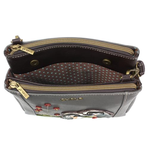 Image of CHALA Merry Messenger RFID Protected Women Faux Leather Shoulder Purse with Adjustable Crossbody Strap | RFID Protected