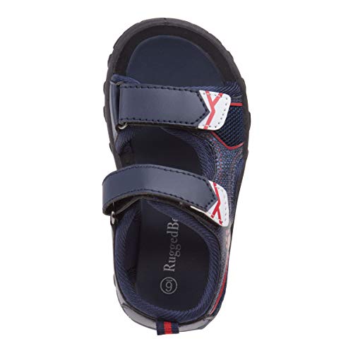 Image of Rugged Bear Kids Boys Girls Open-Toe Outdoor Sport Water Sandals - beach pool slide adjustable strap shoes athletic summer (Toddler /Little Kid /Big Kid)