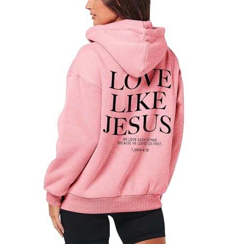 Jesus Loves You Hoodie Christian Faith Religious God Tops Man Woman Pullover Sweatshirt Longsleeve2