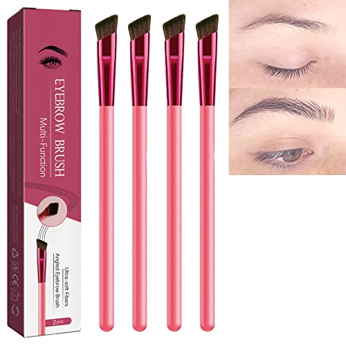 Anjoize Eyebrow Stamp, 4D Laminated Brow Home-Grooming Kit, 4D Hair Stroke Brow Stamp Brush, Eyebrow Hair Stroke Brush, Multi-Function Eyebrow Brush For Powder, Cream, Gel And Wax (2Boxes) #TOP2