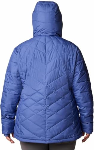 Image of Columbia Women's Omni-Heat Reflective Heavenly Hooded Hiking & Trekking Down Standard Length Jacket