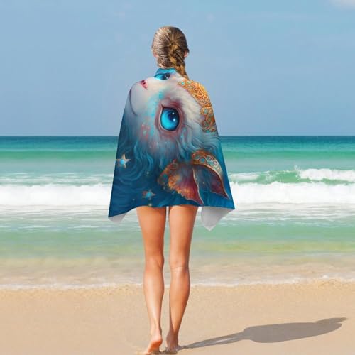 Serviette de plage légère sans sable pour baignade et sources thermales - 5