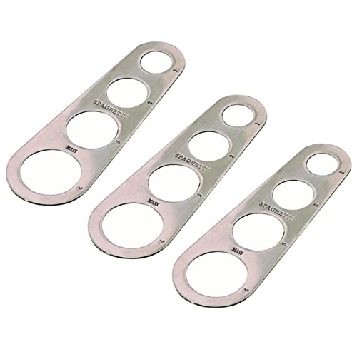 VINTORKY 3piezas Medidor De Fideos De Utensilios De Cocina Herramienta Para Espaguetis Acero Inoxidable