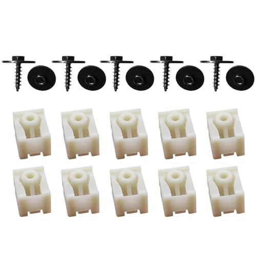 Boulons hexagonaux pour BMW avec clips en C anti-vibration