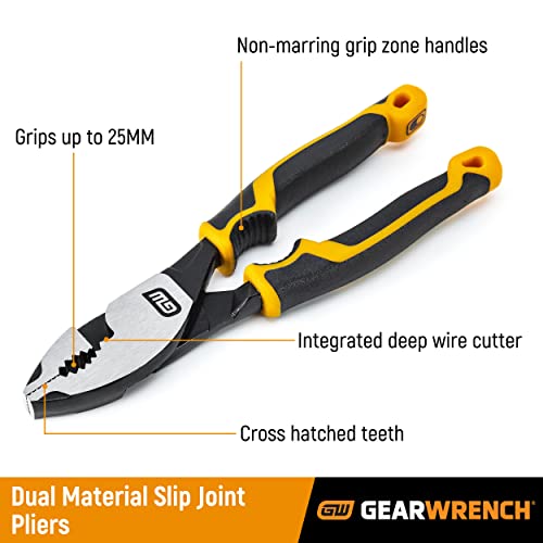 Alicates de junta deslizante GEARWRENCH Pitbull 82175C de 8 pulgadas 3