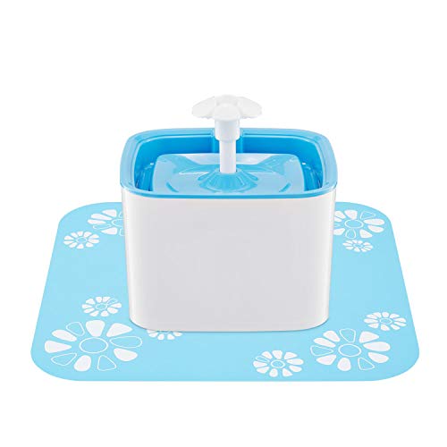 Pet Fountain Water Dispenser 2.5L Capacity Ultra Quiet with 1 Large Silicone Pad