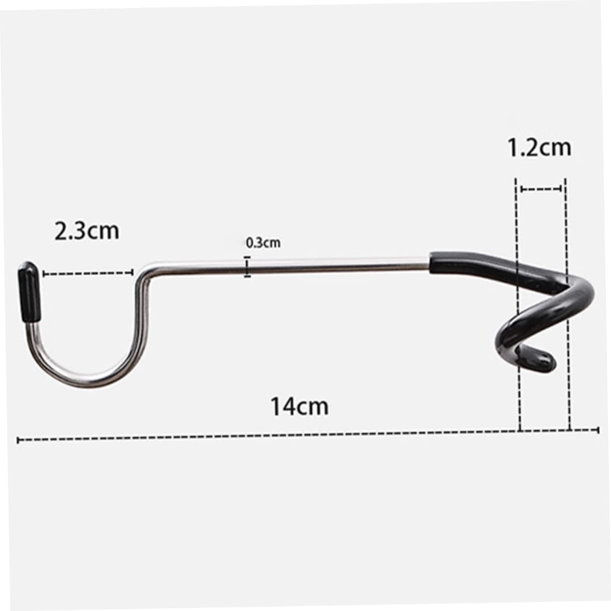 VINTORKY 2Pcs Tent Lamp Hooks Durable Camping Light Hangers Portable Hooks for Easy Installation Poles Trees for Outdoor Camping Hiking and Gatherings