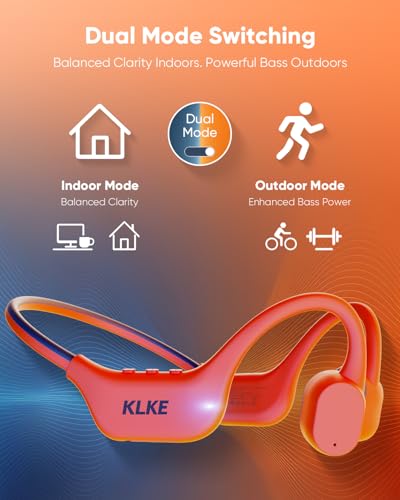 KLKE Z3 Open-Ear Bone Conduction Headphones with Mic, Sports Headset - image 3