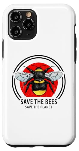 Save The Bees Save The Planet �o���u���r�[�f�U�C�� �X�}�z�P�[�X iPhone 11 Pro �p