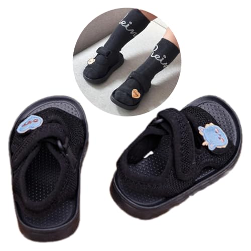Korean Version Embroidery Children's Sandals Kids Soft Bottom Nonslip Shoes Baby Outdoor Beach Sports Sandals2
