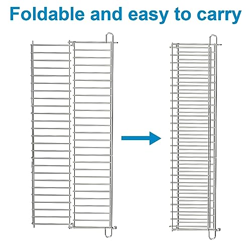 Image of SafBbcue 66044 Warming Rack Upgrade Genesis II 300 Replacement for Genesis II E310 E315 E325 E330 S310 S-335 S345 Grill Parts Duble Warming Grates for Weber 61000001 61016201